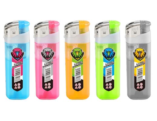 Logotipo personalizado Linterna elétrica recarregável para fumar sem chama na cozinha 81.7*24*11.4mm
