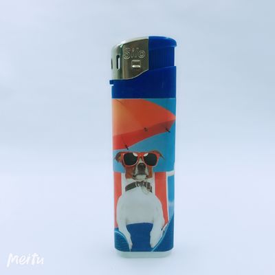 Logotipo personalizado Linterna elétrica recarregável para fumar sem chama na cozinha 81.7*24*11.4mm