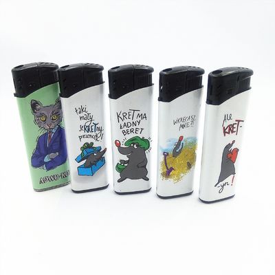 EUR Standard Classic Fashion Electric Gas Lighter DY-026 Petição personalizada Disponível