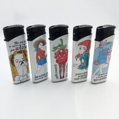 EUR Standard Classic Fashion Electric Gas Lighter DY-026 Petição personalizada Disponível