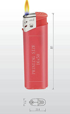 Customization Electric Gas Lighter DY-026 EUR Estilo Clássico Moda Piezo 81.1*24.5*11.5mm