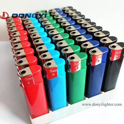 Limpador de gás eletrônico personalizado 80*23.7*11.18mm com pedra e gás recarregável