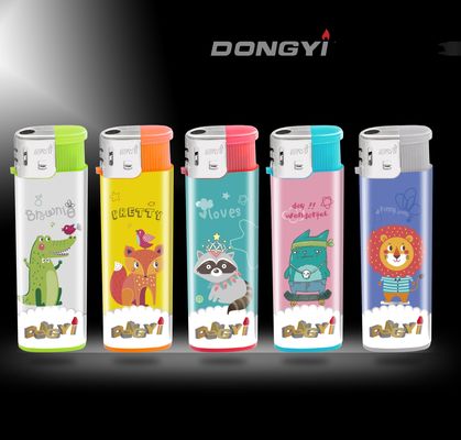 POM Material Gas de cozinha Electronic Lighter de plástico para alta eficiência de impressão