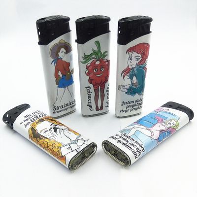 Tocha 2022 Dongyi Custom Logo Cigarro Ligador Elétrico com Lovely Girl 8.1*2.58*1.14CM