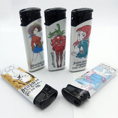 Tocha 2022 Dongyi Custom Logo Cigarro Ligador Elétrico com Lovely Girl 8.1*2.58*1.14CM