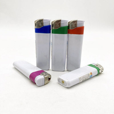 Ignição elétrica de plástico de cor branca para o isqueiro de cigarro mais barato 8.22 * 2.49 * 1.18CM