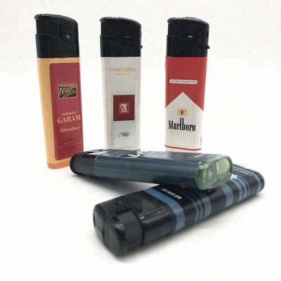 8.17*2.4*1.14 CM Tocha Enrolada Estiquete Elétrico Disponível Lighter para Souvenir Presente