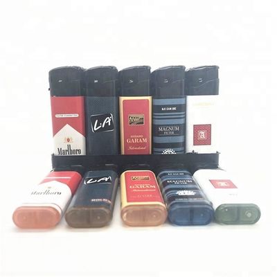 8.17*2.4*1.14 CM Tocha Enrolada Estiquete Elétrico Disponível Lighter para Souvenir Presente