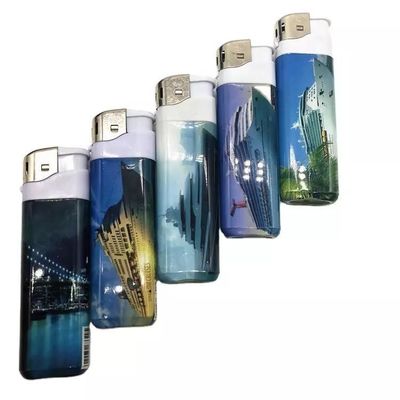 Feuerzeug Lighter Lighter eletrônico de gás recarregável clássico personalizado para cozinha