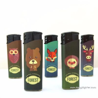 Disponível etiqueta personalizada Linterna de fumo com Cool Dog Dongyi etiqueta personalizada descartável