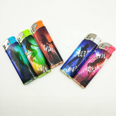 Dy-1702 Ligador de cigarro de plástico com design personalizado e tamanho de 8.1 * 2.48 * 0.9CM