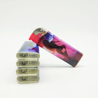 Dy-1702 Ligador de cigarro de plástico com design personalizado e tamanho de 8.1 * 2.48 * 0.9CM