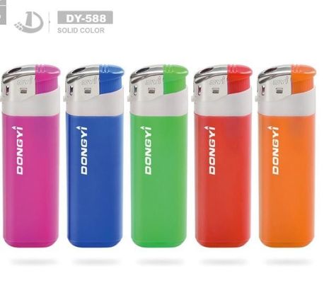 Dy-588 Disponível Elétrico Sollid Lighter de Cor Customizado Pedido de Cigarro