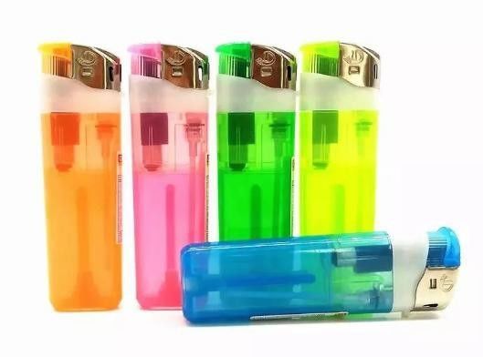 Cigarro elétrico recarregável de gás direto Fumo sem chama Acendedor com personalização