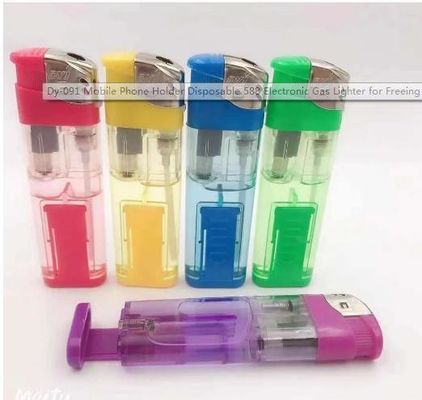 8.2*2.49*1.18 CM Disponível 588 Electronic Gas Cigarette Lighter para Porta de Telefone Móvel