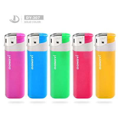 8.17*2.4*1.14CM Cor Sólida Shaodong Longfeng Plástico Gas Lighter Eletrônico Acessível