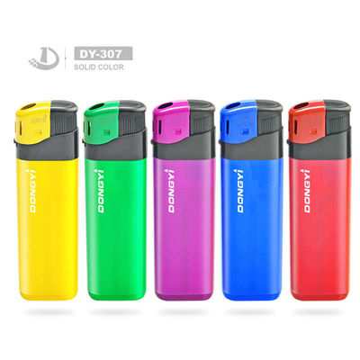 8.17*2.4*1.14CM Cor Sólida Shaodong Longfeng Plástico Gas Lighter Eletrônico Acessível
