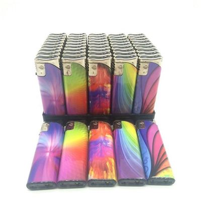Novidade Flip Electronic Flip Piezo Lighter de plástico 8.01*2.43*0.96CM Amostragens US 0.01/Piece