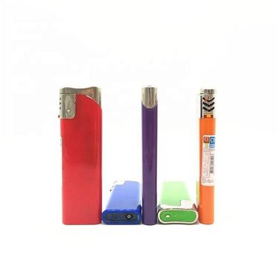 Novidade Flip Electronic Flip Piezo Lighter de plástico 8.01*2.43*0.96CM Amostragens US 0.01/Piece