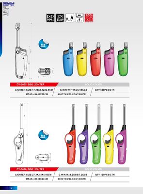 Hunan Dongyi Gas Rechargeable Electric BBQ Kitchen Lighter B005 com recurso Rechargeable