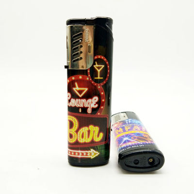 Estilo moderno Autocolante à prova de vento Lâmpada Flip Tocha Chama Cigarro Fumo Lâmpada DY-F001