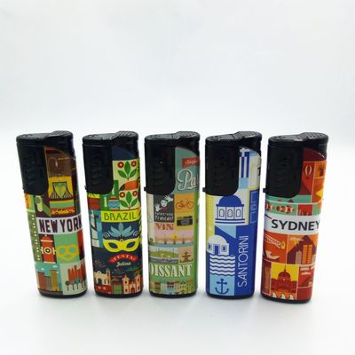 Exemplos US 0.01/Piece Dongyi Windproof Gas Lighter EUR Padrão ISO99994 DY-F001