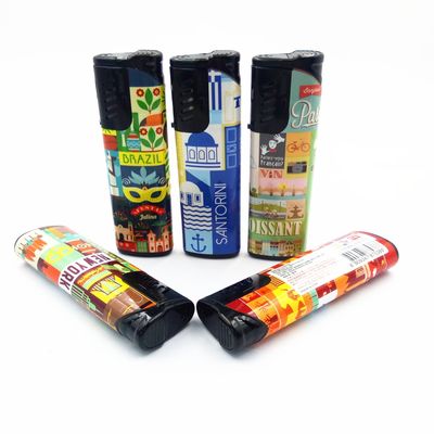 Exemplos US 0.01/Piece Dongyi Windproof Gas Lighter EUR Padrão ISO99994 DY-F001