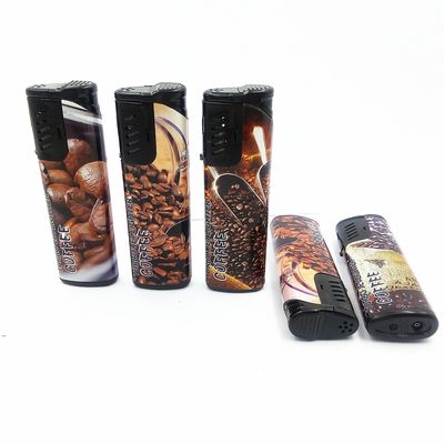 ISO99994 Dy-F001 Acendedor de gás à prova de vento personalizado com personalização 8.11*2.49*1.32 CM