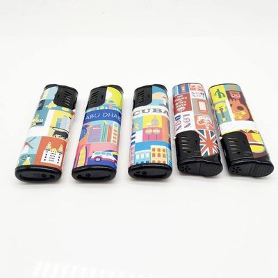 81 mm comprimento, resistente ao vento, fumador, isqueiro elétrico com logotipo e modelo personalizados, n.o DY-F001