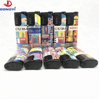 Personalização Double Fire Lighter Jet Flame Windproof Inflatable Lighter para Homens