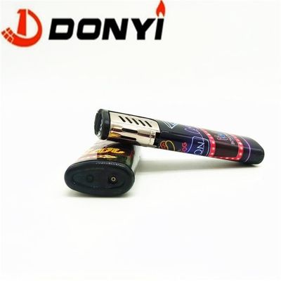 Personalização Double Fire Lighter Jet Flame Windproof Inflatable Lighter para Homens