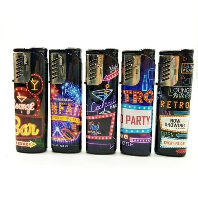 Cigarro conveniente Windproof Lighter tocha com anel de telefone e projeto de chama de jato