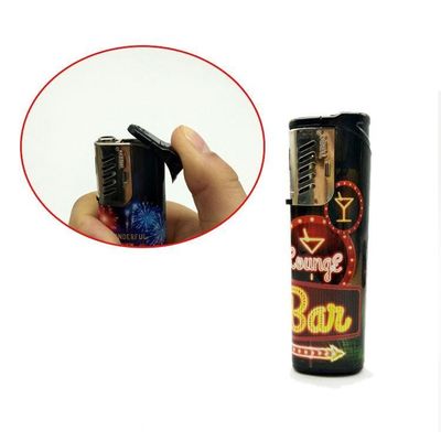 Cigarro conveniente Windproof Lighter tocha com anel de telefone e projeto de chama de jato