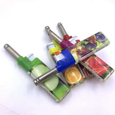 2021 Encendedores Lighters de churrasco de recarga eletrônica com ISO 9994 Lighter à prova de vento a gás