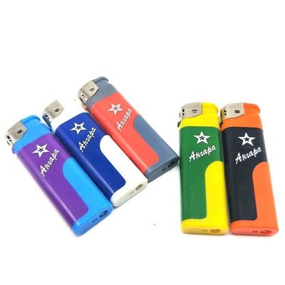 Dy-5820 Cigarro único Lighter eletrônico de gás com LED personalizado