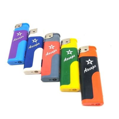 Dy-5820 Cigarro único Lighter eletrônico de gás com LED personalizado