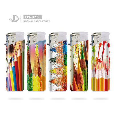 Dy-075 Style Disposable Electronic Lighter no Reino Unido com pedido personalizado