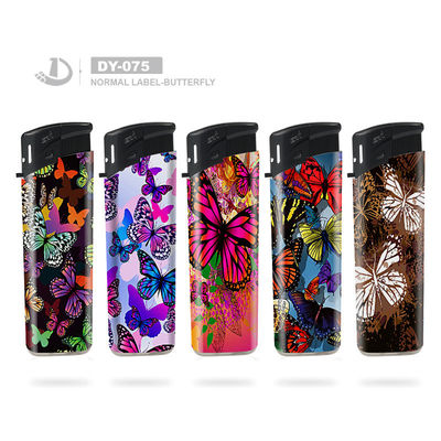 Dy-075 Style Disposable Electronic Lighter no Reino Unido com pedido personalizado