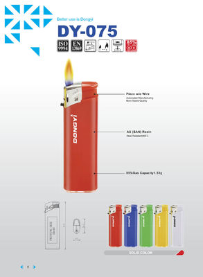Dy-075 Style Disposable Electronic Lighter no Reino Unido com pedido personalizado