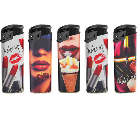 Lighters personalizados com grandes estilos de vendas que aceitam cores OEM e certificado ISO9994