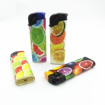 Limpador elétrico de plástico padrão EUR colorido personalizável com frutas de padrão personalizado