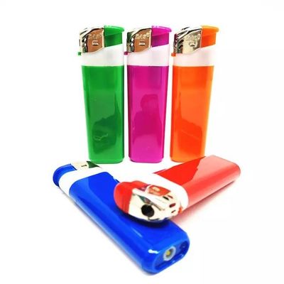 Lâmpadas de bolso recarregáveis de plástico para fumadores de gás DY-078 em cinco cores