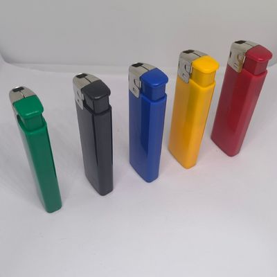 Dy-055 Estilo reabastecedor de plástico Electronic Gas Lighter com ISO9994 personalização