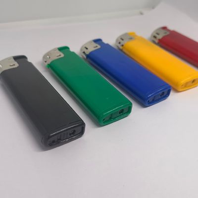 Dy-055 Estilo reabastecedor de plástico Electronic Gas Lighter com ISO9994 personalização