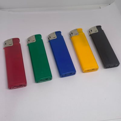 Dy-055 Estilo reabastecedor de plástico Electronic Gas Lighter com ISO9994 personalização