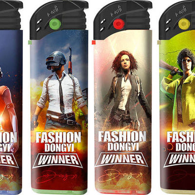 Personalização Personalidade personalizada Grafico Cigarette Lighter Ultra-fina Lighter Elétrico