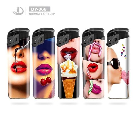 DY-068 Encendedor EU Standard Electronic Refillable Butane Lighter