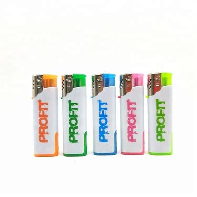 Presente para Homens Dy-F003 Lâmpada Eletrônica LED Recarregável Windproof Gas Lighter Personalização