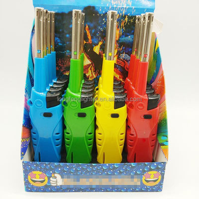Dy-B003 Longo Gas Windproof Kitchen BBQ Lighter com opção de personalização