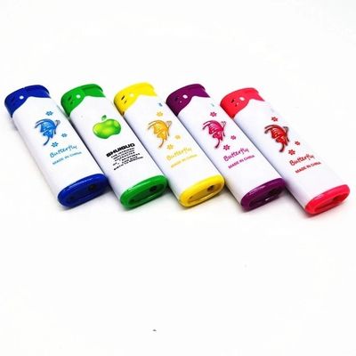 Modelo de plástico N.O. DY-F005 Linterna recarregável à prova de vento da Shaodong Lighter